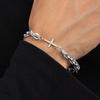 Vintage Punk Stern Mehrschichtige Armbandketten für Damen Herren Hip Hop Y2k Kreuz Sterne Metallarmband Neuer Modeschmuck