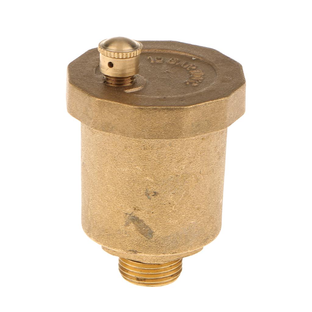 Brass Metal Automatic Auto Bottle Air Vent Compression Airvent Valve 1