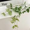 Atmosphere Enhancing Floral Decor Bamboo Tree Branches, Long Stems Faux Greenery, Artificial Plants, Leaves Durable Fake Branches for Vases Stems, Zen