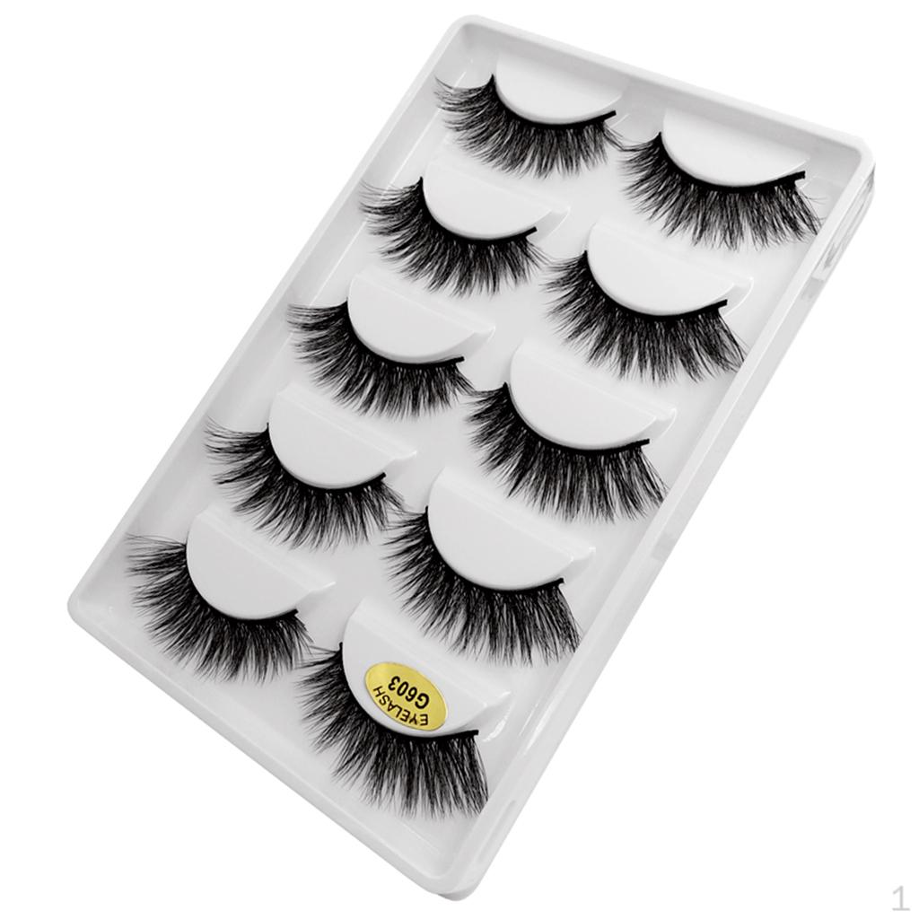 , Reusable False Nature Lashes 5Pairs 03