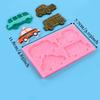 WTEMPO Car Transportation Tools Shaped Silicone Molds Kit Scented Candles Soaps DIY Crafts Making Molds Resin Casting Molds for Beginners and Lovers