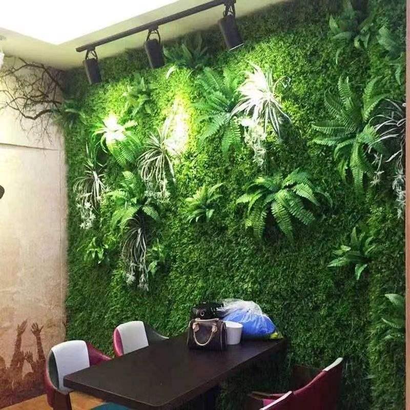 Artificial Green Wall with Roses for Indoor/Outdoor Decor