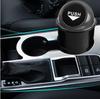 Stylish Car Trash Bin with Lid - Compact Door Storage