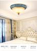 European Retro Dimmable LED Ceiling Light for Hallway, Balcony, or Bedroom