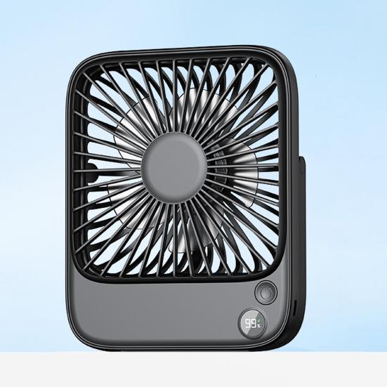 Rechargeable Portable Fan Electric Mini Fan with Brushless Motor 4 Speeds Strong Airflow