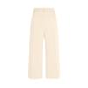High Waist Slim Fit Women Casual Pants Stretchy Ankle Length Trousers Office Workwear Bottoms with Button and Zip Closure