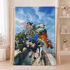 Classic Anime L-Lupin the ThirdS Throw Summer Flannel Throw Blanket Soft Antistatic Washable KidFriendly Couch Bed