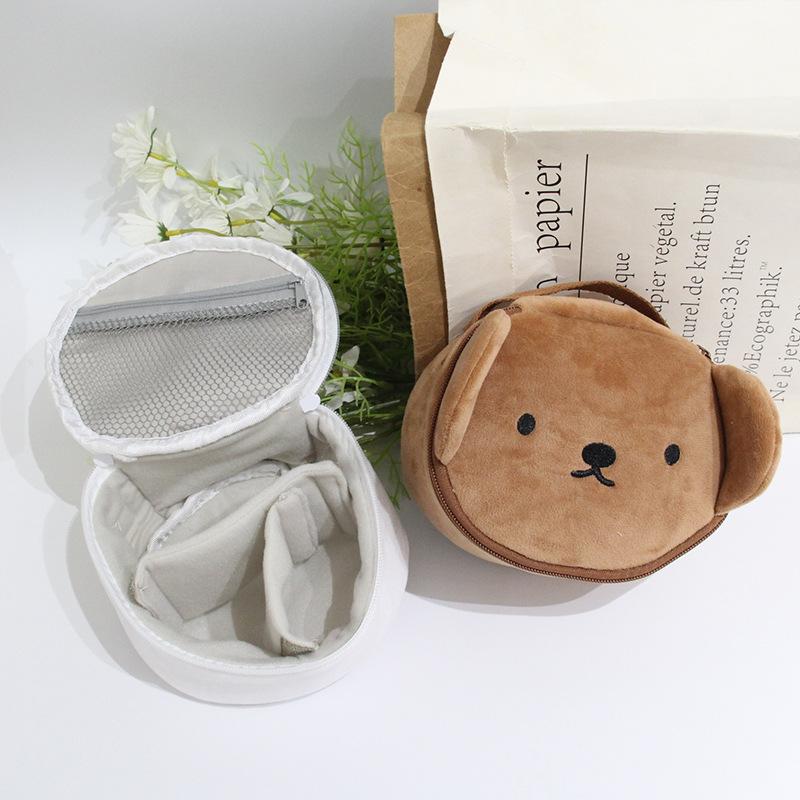 Cartoon Miffy Cosmetic Bags Kawaii Anime Handheld Collision Avoidance Camera Multi Functional Sundries Cartoon Storage Bag Gifts