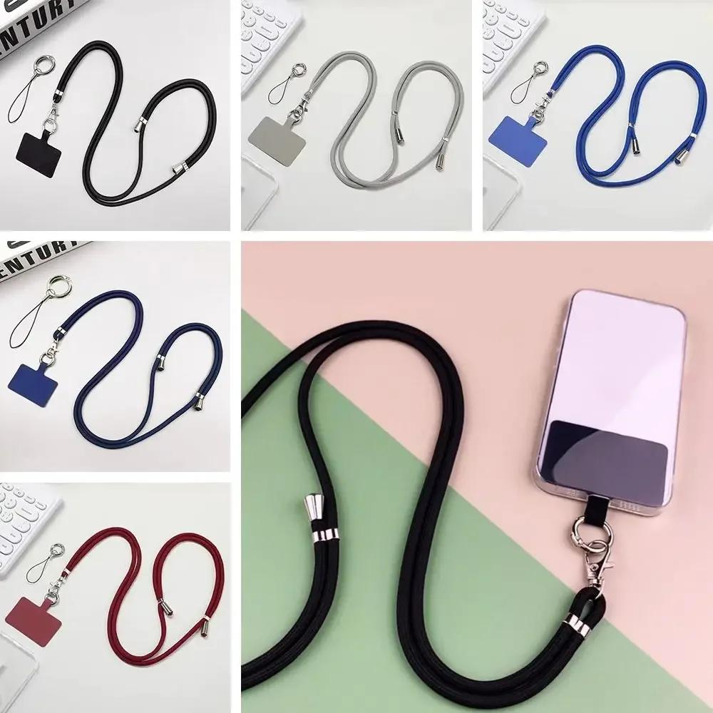 Hanging Rope With Patch Phone Lanyards Adjustable Anti-lost Phone Strap Lanyard Hanging Cord Strap Outdoor