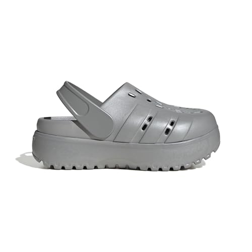 Adidas Adilette Clog Platform NQX81 Women s Silver Metallic (JQ9879) Size 23.5cm