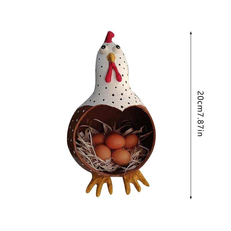 AEE4-Elegant Farmhouse Egg Storage Jar Egg Storage Convenient Egg Storage Handmade Excellent Collection Egg Storage