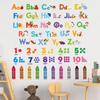 Animal Alphabet Numbers Decals Stickers For Kids Room Decor Peel And Stick Removable Educational Abc Letters