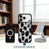 F-Fashion T-Tiger Leopard Print Phone Case Magnetic For iPhone17 16 15 14 13 12 Pro Max For Magsafe Wireless Charging Cover