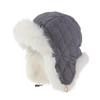 Winter hat female rabbit hair plush headgear plush thickened cold and windproof ear protection warm cap