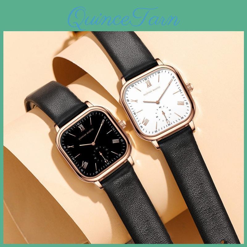 2025 New Numeral Roman Small Square Elegant Women Watch Twohand Semiwaterproof Casual Business Watch