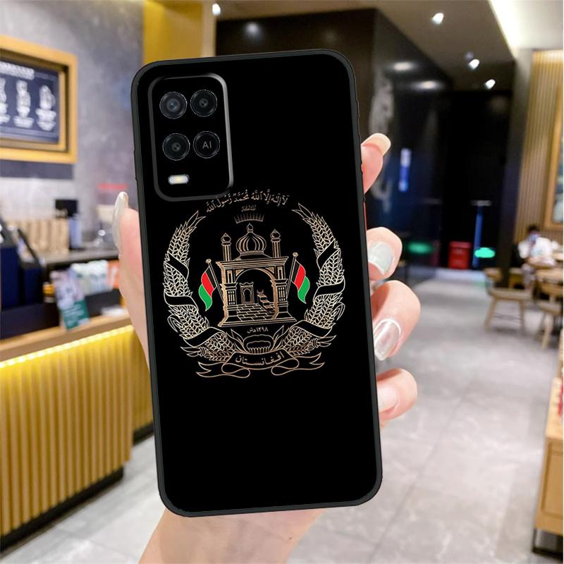 Afghan Afghanistan Flag Banner Case For Oppo A98 A18 A38 A58 A78 A60 A80 A40 A96 A76 A16 A94 A74 A54 A15 A17 A57 A77 A5 Pro