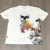 Marc Ecko T-shirt Blanc Crâne Gothique Taille L Y2K Grunge Skateur Cyber