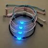 Luminous Heart-Shaped Night Glow Lucky Knot Bracelet for Couples