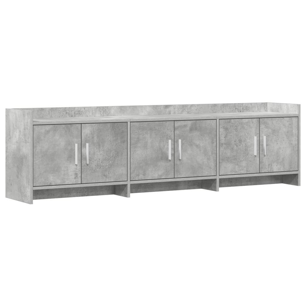 TV Cabinet 168 x 33 x 47 cm Concrete Grey Particleboard