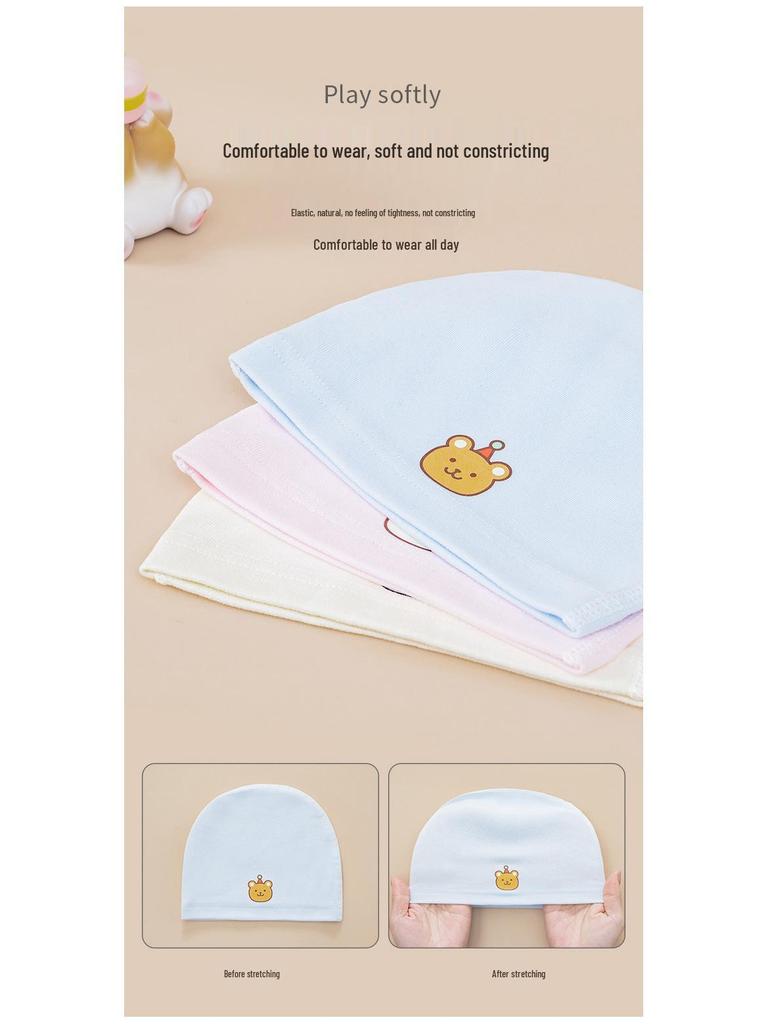 Gorro de Vernix para Recién Nacido: Algodón Puro, Transpirable, Gorro de Bebé sin Costuras para Niños y Niñas, Perfecto para Primavera, Otoño, Invierno