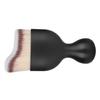 Foundation Makeup Brush Curving Wine Glass Shape Base Makeup Brush for Liquid FoundationGray