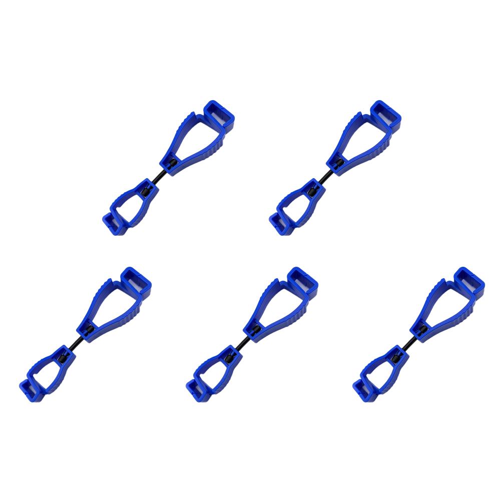 5 szt. Klips do rękawic Wieszak Plastikowy Bezpieczny Zacisk do rękawic roboczych Wielofunkcyjny Antypoślizgowy Praktyczny Przenośny Trwały Narzędzia do pracy na zewnątrz