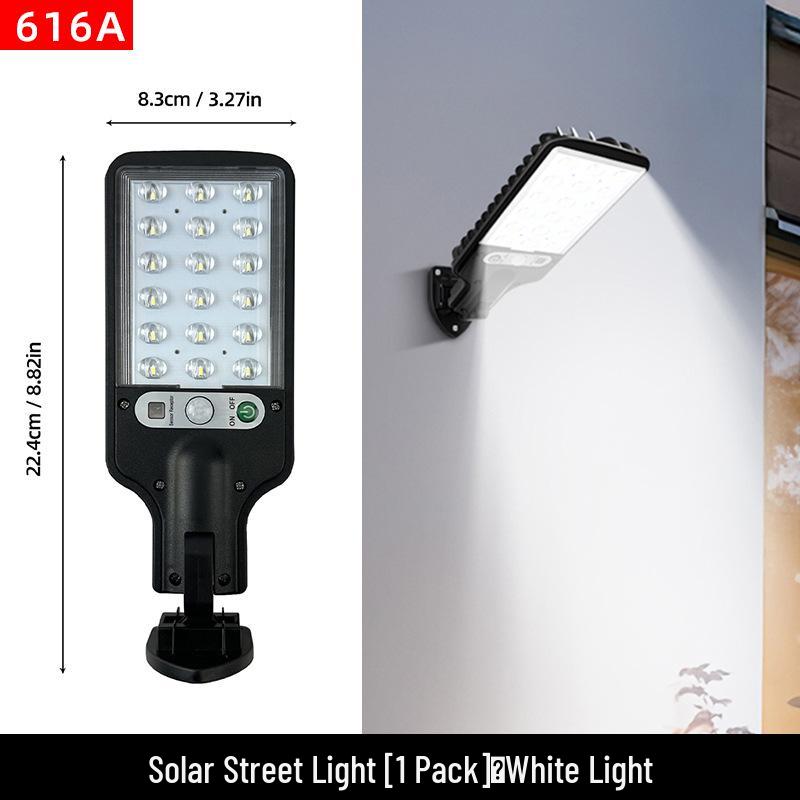 Outdoor Solar Garden Lights with Motion Sensor - LED Wall-Mounted, Ultra-Bright for Home and Street Use