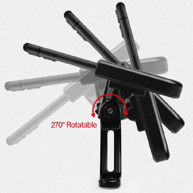 Support de pince de téléphone réglable en alliage d'aluminium pour motos et vélos électriques Assurant la stabilité et une communication claire