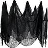 1/10pc Halloween Creepy Black Gauze Hanging Horror Scary Gauze Ghost Cloth Haunted House Scene Home Party Terror Decoration Prop