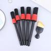 6Pcs Car Detailing Brush Set Fiber Cleaning Brush For Cleaning Wheels Dashboard Air Vent Engine Interior Exterior Wash Kit