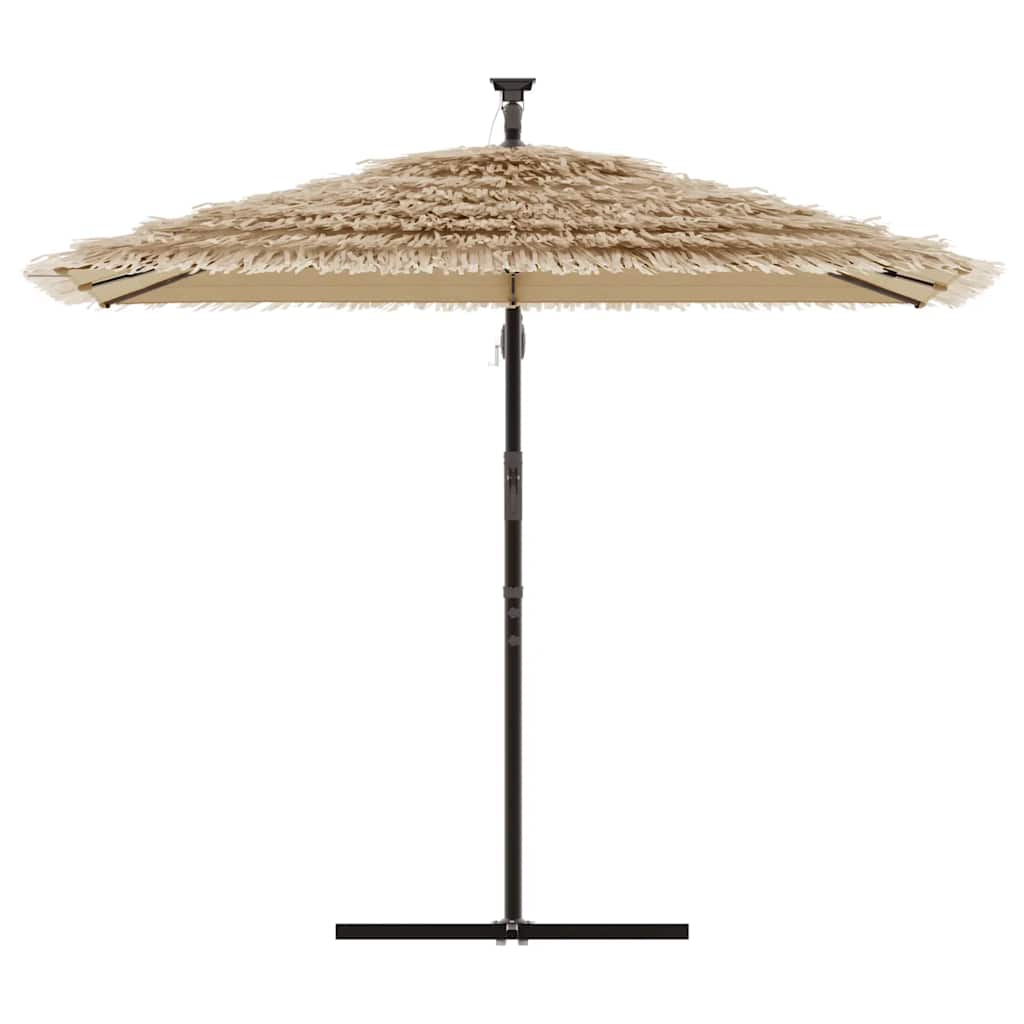 vidaXL Sonnenschirm mit Stahlmast Braun 246x246x230 cm