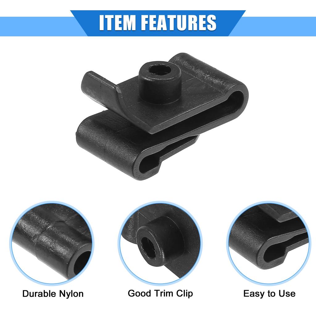 VekAuto Bumper Clip Bumper Fender Fastener Clip Rivet Retainer U