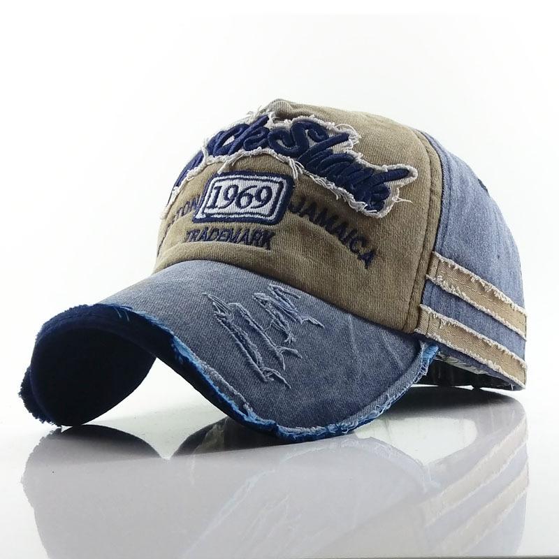 Sun hat men's washed hat edging old new full baseball cap women's baseball cap explosion
