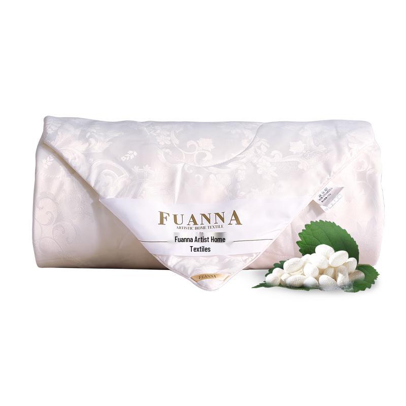 

Fuanna 100% Silk Summer Air Conditioning Quilt Single (152x210cm)
