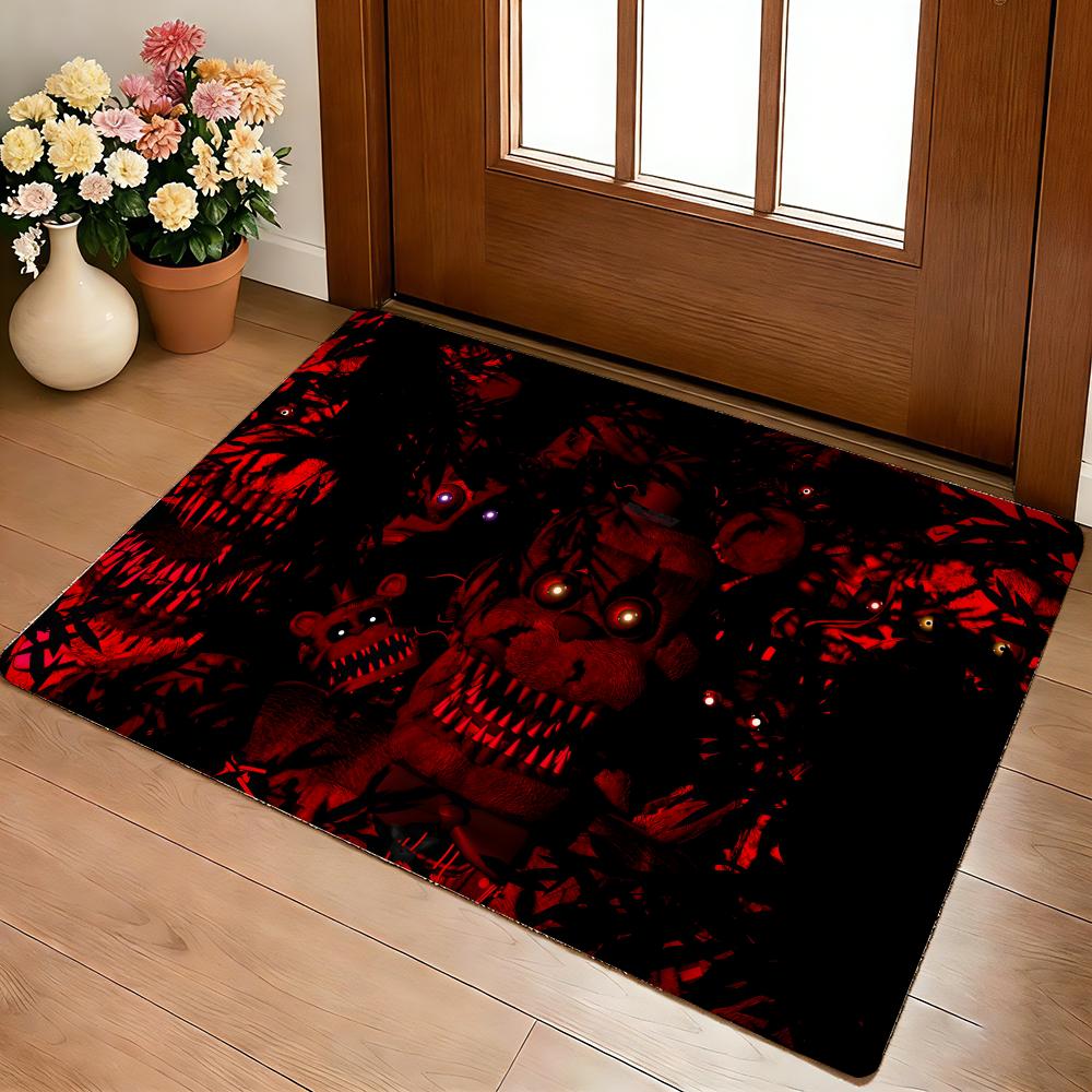 Movie Five N-Nights At F-Freddys2 Floor Mat Cozy Flannel Soft Thick Non-Slip Mat For Living Room Bedroom Kitchen Decor Rugs