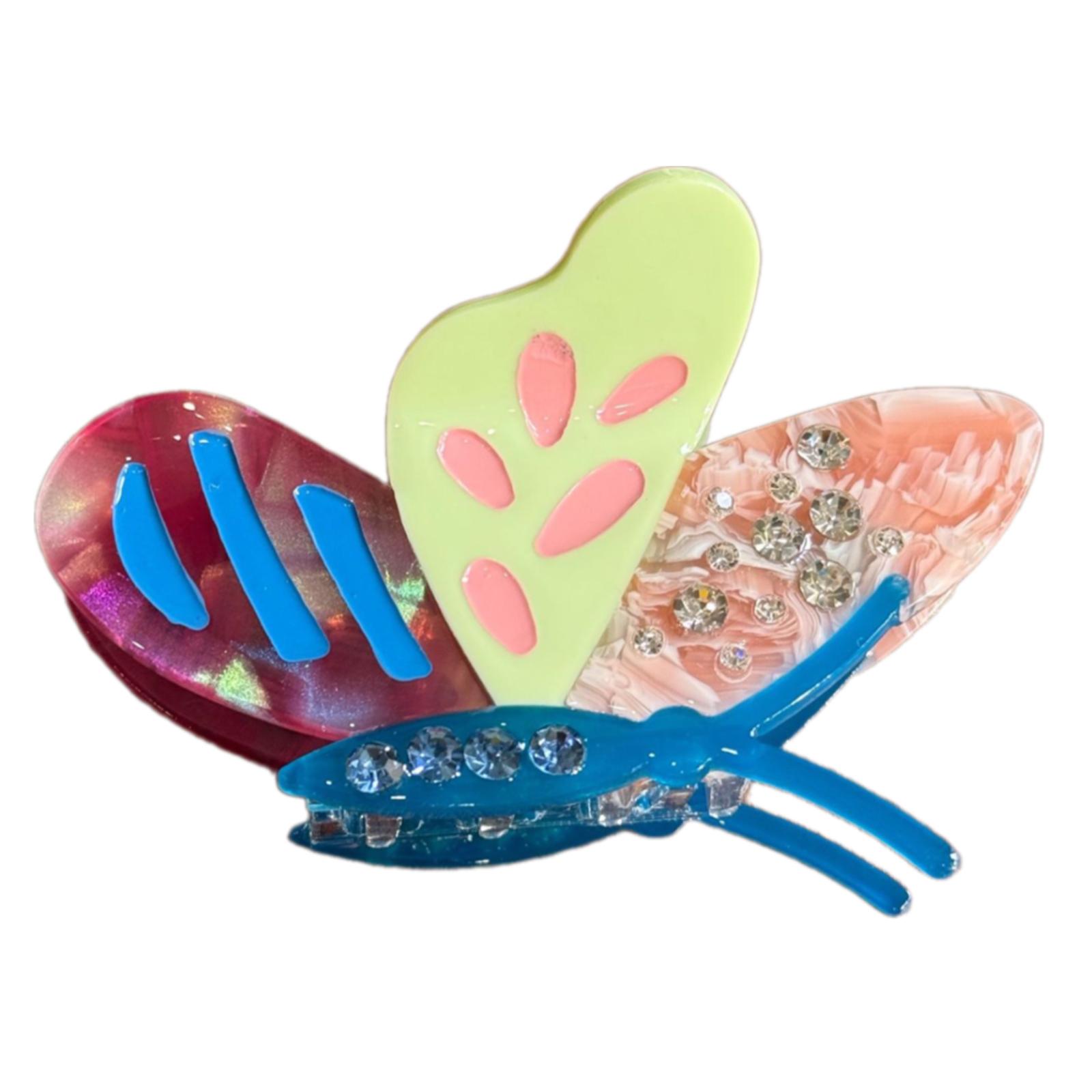 

Butterfly Hair Claw Clip Princess Theme Hair Claw Clamp Lovely Butterfly Hair Barrettes Strong Hold Hairpin for Girls A