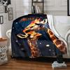 Giraffe Family Home Customize Your Name Blankets Soft Cozy And Lightweight For All Seasons Perfect For Picnics Sofa Office Bed Living Room And Ideal