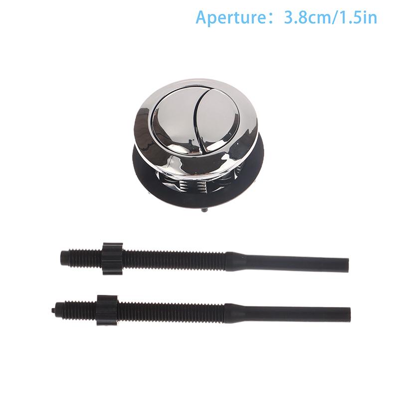 1Pc Universal Dual Flush Toilet Water Tank Button Round Flushing Valve Push Button Closestool Replace Push Buttons S
