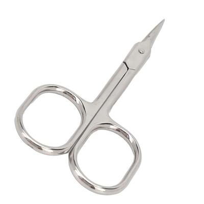 Tesoura de Cutícula de Aço Inoxidável Removedor de Pele Morta Aparador de Cutículas em Forma de Arco Ferramenta de Manicure