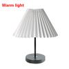 Lampada da tavolo plissettata nordica fai da te pieghevole USB arte atmosfera camera da letto scrivania comodino luce notturna decorazione casa lampada da tavolo