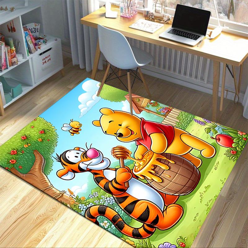 Pooh Tiger Share Honey Carpet For Playroom Bedroom Living Room Sofa Home Decorkids Game Area Rug Nonslip Floor Mat