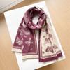 Scarf women's new winter tassel shawl butterfly versatile cashmere thickened warm and cold-proof scarf dual-purpose