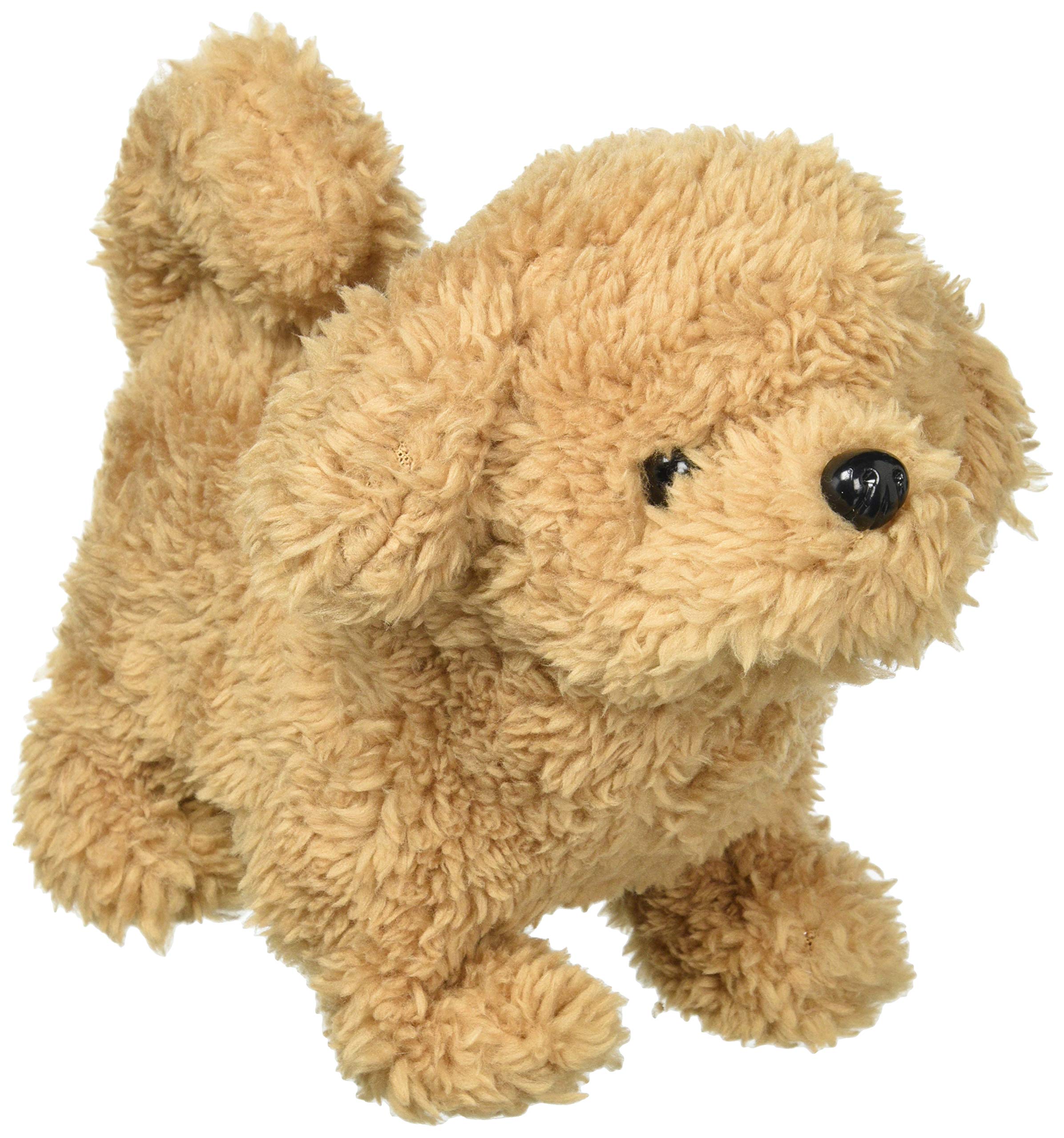 

IWAYA baby toy poodle battery operated stuffed animal 3301-7 коричневый