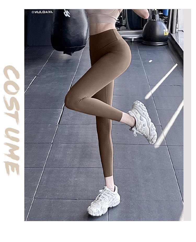 Damen Yoga & Sport Fitnesshose: Pilates, Po-Lifting, Bauchstraffung, Laufen, Basis-Schicht Shark-Hose.