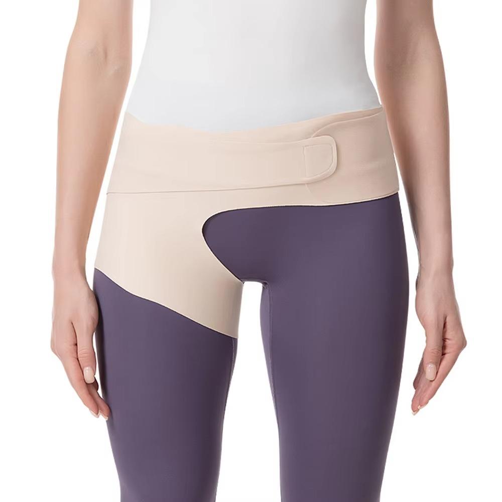 

Adjustable Hip Brace Ultra Thin Groin Wrap Durable Thigh Compression Sleeve For Women & Men L
