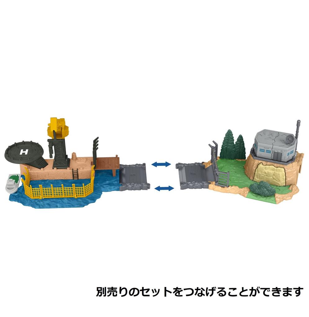 Mattel Jurassic World New Dominator Minifigure Playset: Rampage! Mosasaurus [Ages 4 and Up] HFF11