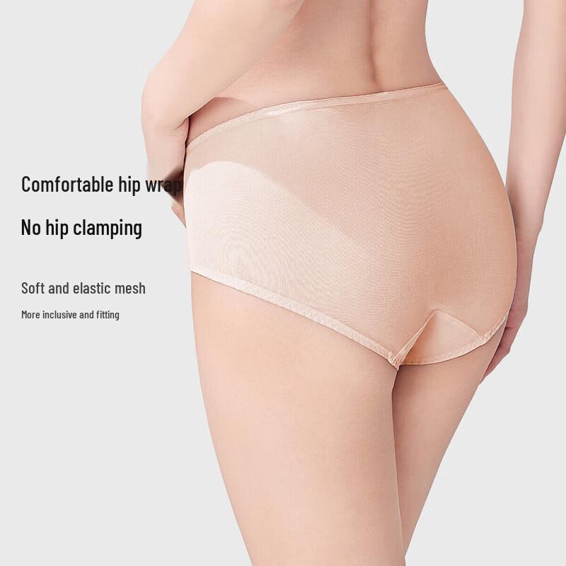 Audifen Women's Breathable Lace Hip-Covering Briefs XP4101