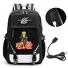 Großes Fassungsvermögen Anime Naruto Inspiriertes Rucksack für Teenager Schüler Tägliche Nutzung Laptop Reisetasche Urbaner Stil