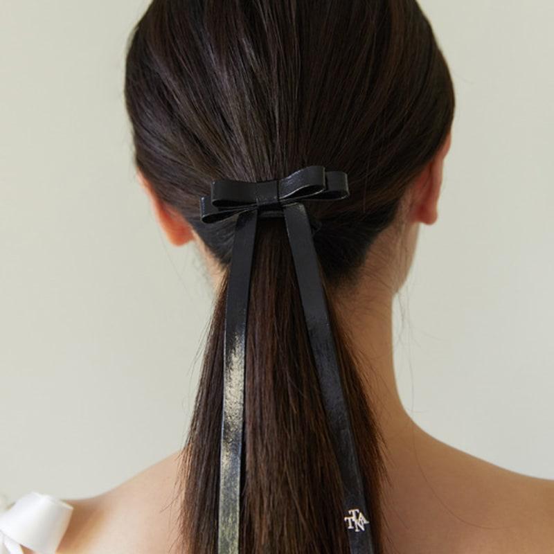 

ТАТЬЯНА Кожаная лента-завязка для волос HB2237 BLACK