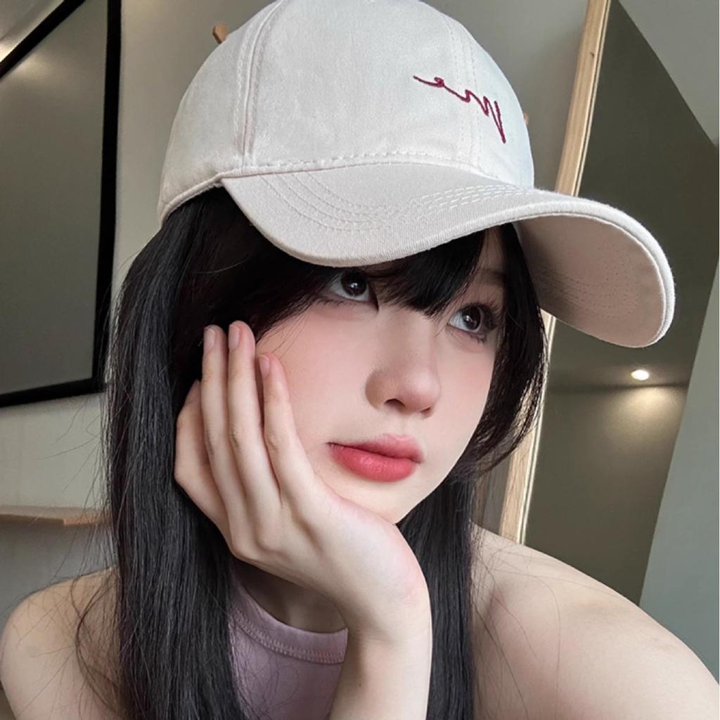 Four-season Hat for Women with Large Head Circumference, Trendy Baseball Cap for Men, Unique Design, Versatile Sports Cap, Korean Style Duckbill Cap